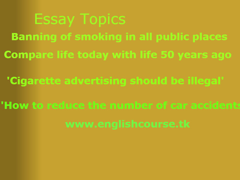 Essay smoking can cause serious illnesses and should be made illegal